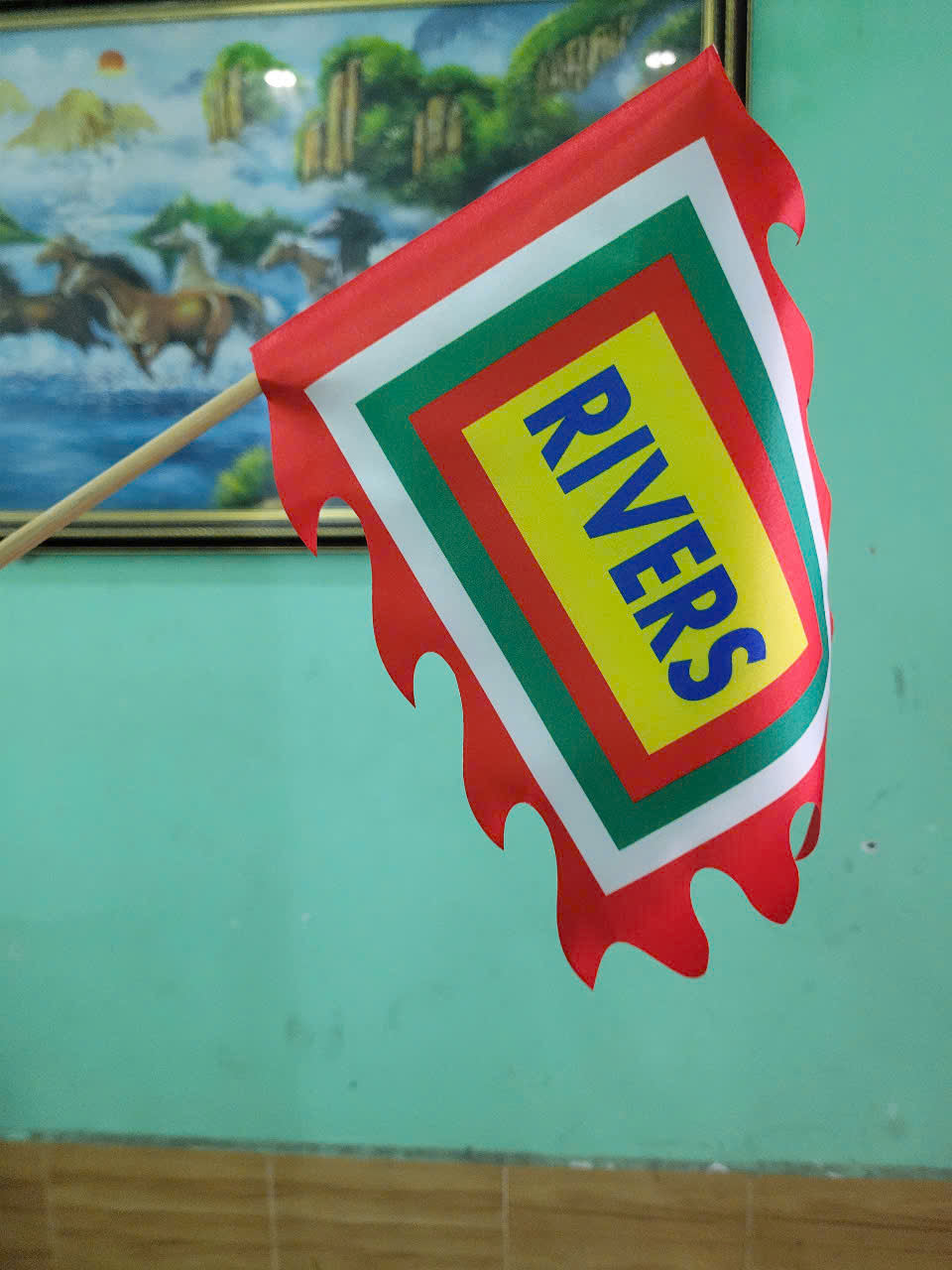 CỜ NGŨ SẮC - MẪU 3