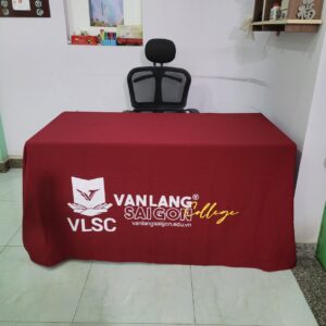 KHĂN TRẢI BÀN LOGO RIÊNG - MẪU 1