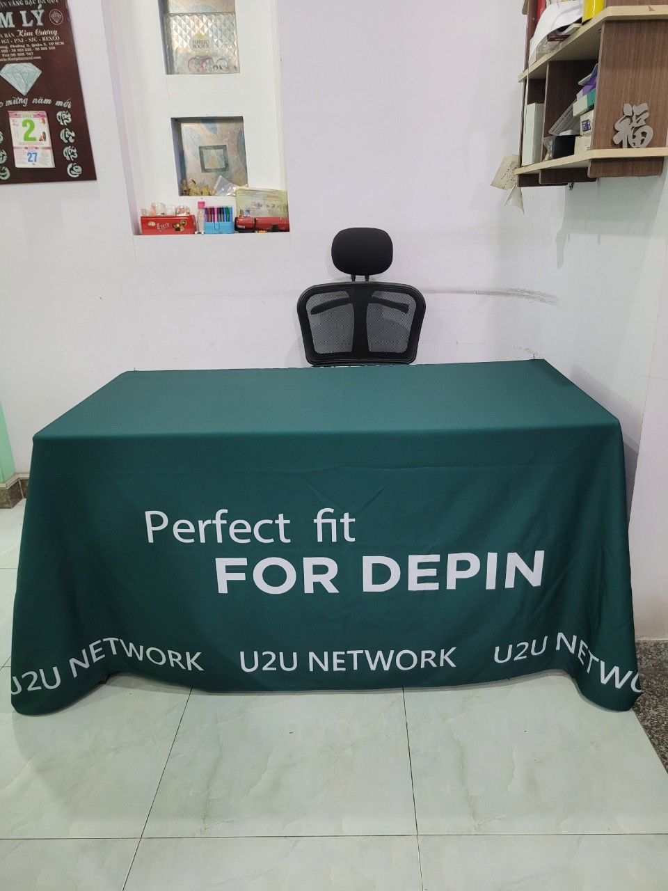 KHĂN TRẢI BÀN QUẢNG CÁO - MẪU 12