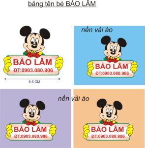 IN BẢNG TÊN PHÙ HIỆU HỌC SINH - MẪU 7