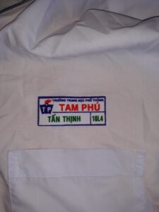 IN BẢNG TÊN PHÙ HIỆU HỌC SINH - MẪU 6